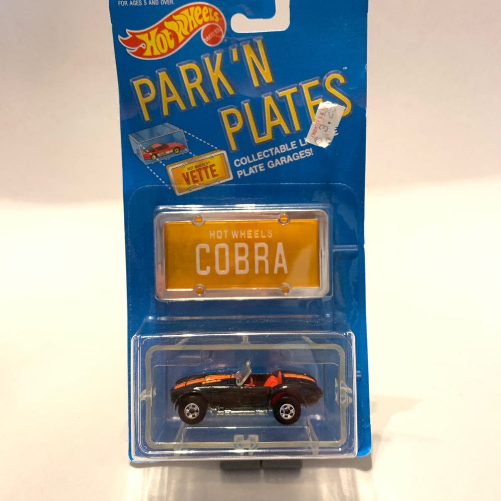 Vintage Hot Wheels Park N Plates Cobra
